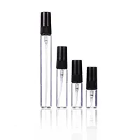 Flacons vaporisateurs de parfum de 1,5 ml, 2 ml, 3 ml, 5 ml, flacons vaporisateurs à sertir, mini flacons de voyage vides, atomiseurs en verre transparents rechargeables
