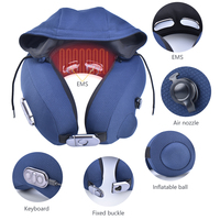 Massage portable du cou et des épaules en forme de U Oreiller de massage du cou de soutien du cou