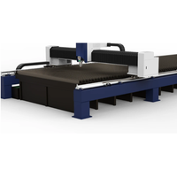 Mesin pemotong Laser CNC bersertifikasi CE, 1500W 6000W tipe Gantry, 4 sumbu, 6025 mesin pemotong Gantry untuk Cypcut keselamatan tinggi logam