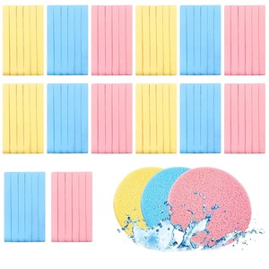 Best-seller Éponge démaquillante en cellulose compressée Forme ronde Éponges lavables et tampons à récurer - Product Image 1