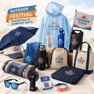 Ideas de Regalos <span class=keywords><strong>para</strong></span> Actividades al Aire Libre: Kit de Refrigeración <span class=keywords><strong>para</strong></span> Conciertos de Verano, Toallitas Húmedas, Ventilador Portátil, Toalla, Botella, Visera, Gafas de Sol <span class=keywords><strong>para</strong></span> Eventos en Clima Cálido - Product Image 5