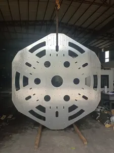 OEM Machine Plate Heavy Duty CNC Aluminum Part Round Large Machining Services