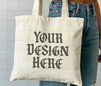Sac fourre-tout en coton avec logo personnalisé, ODM, réutilisable, toile haute densité, OEM, cadeau d'entreprise en gros, fabricant