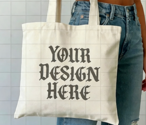 Custom Logo Printed Eco Recyclable Reusable Fashion Long <b>Plain</b> Blank Calico Organic Cotton <b>Canvas</b> Shopping Tote Bag <b>Large</b> White - Product Image 2