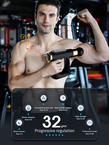 Pistola de Masaje de Pulsos Eléctricos, Masajeador de Compresión, Relajación Muscular Profunda para Aliviar el Dolor de Espalda, Cuello y Cuerpo, Percusión con Reproductor de Música - Product Image 2