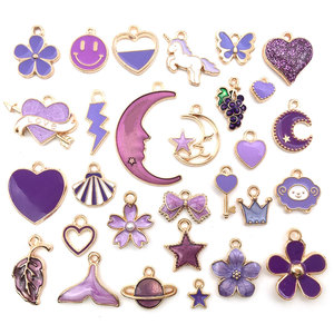 400-teiliges DIY-Set mit kleinen Zubehörteilen, Charms, Emaille-Legierung für Armbänder, Halsketten, Ohrringe, Anhängermaterialien für Kinder - Product Image 5