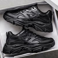 Chaussures de sport montantes décontractées pour hommes, nouvelle collection, prix de gros, respirantes, en maille, antidérapantes, polyvalentes, blanches, style chunky et tendance