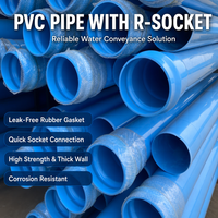 Sprinkleranlage 75mm bis 500mm Grüner Gummiring-Verbinder Druckbeständig Chemikalienresistent Korrosionsbeständiges PVC-Rohr