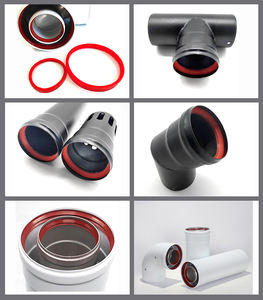 Cheminée Silicones cheminée poêle à granulés tuyau de cheminée joint en caoutchouc joint en 60/80/100/110mm - Product Image 5