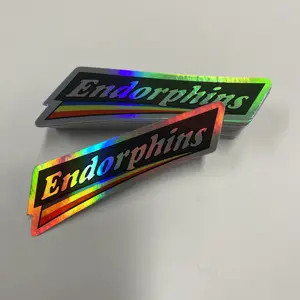 Custom Make Waterproof Holographic Sticker Customize Hologram Sticker Label For Laptop