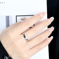 18K blanc jaune or Rose pur solide 2mm 3mm 4mm largeur bague de fiançailles fête de mariage diamant éblouissant cadeau parfait Couples