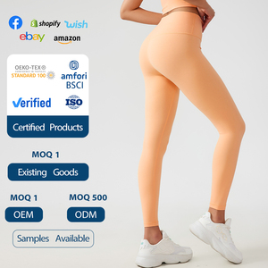 Nouvelles taille libre sensation nue taille abdominale hanche ascenseur minceur vêtements de sport de gymnastique pour femmes entraînement Fitness pantalons de Yoga - Product Image 4
