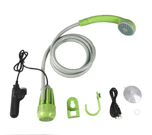 Compact Camping Hiking Travelling Shower With Auto Waterproof Pump