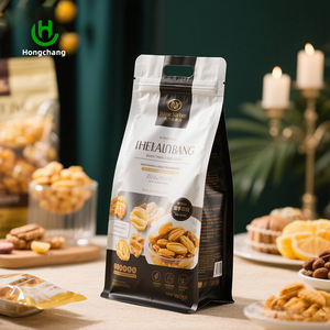 Sacs refermables personnalisés avec logo imprimé, sachets <span class=keywords><strong>en</strong></span> plastique de qualité alimentaire, refermables et recyclables pour l'emballage de biscuits et de pâtisseries - Product Image 1