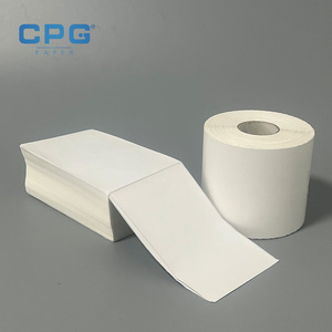 Etiqueta de Envío Térmica Personalizada de Fábrica de 100x150 mm, Resistente al Agua, Adhesivo Fuerte, Etiqueta de Dirección Apilable para Logística de Almacén FBA - Product Image 1