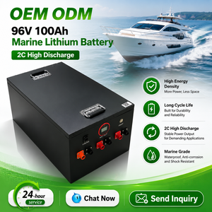 Batería Marina Personalizada de 96V 100Ah, Impermeable IP65, 2C, de Litio para Barco con BMS Inteligente - Product Image 5