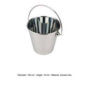 Mini Cazo Ilsa con Asa, para Porciones Individuales, Acero Inoxidable, 10 x 10 cm, Suministros para Catering, Venta al por Mayor, Suministros para Restaurantes - Product Image 3