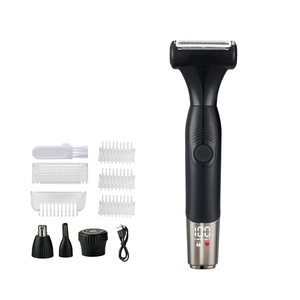 מכונת גילוח חשמלית 4 ב-1 לגברים, מכשיר להסרת שיער באזור המפשעה, מכשיר גילוח להסרת שיער לגברים - מבוקש מאוד - Product Image 1