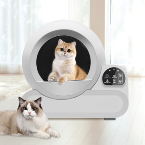Lettiera Intelligente <span class=keywords><strong>Auto</strong></span>-Pulente in Plastica da 70L con Controllo Odori, Sicurezza Brevettata, Controllo APP/WiFi, Design Anti-Polvere per Gatti Domestici - Product Image 1