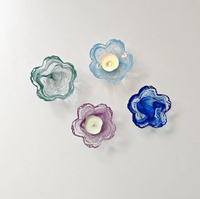Petit bol en verre marbré soufflé à la main, design créatif, pour masque de soin, mélange de condiments, trempette, bougie chauffe-plat et bibelots