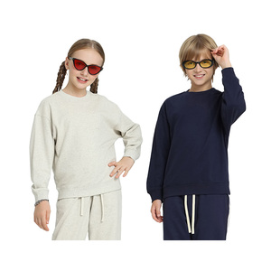 Sudaderas para Hombre, Cuello Redondo, Manga Larga, Color Sólido, Poliéster/Algodón, Ropa Urbana, Impermeable, Transpirable, Invierno, con Logotipo Estampado - Product Image 2