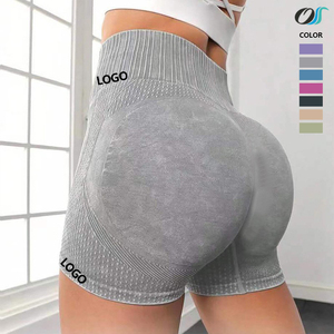 Leggings de <span class=keywords><strong>Ciclismo</strong></span> Premium de Cintura Alta y Efecto Levanta Glúteos para Mujer, Shorts Deportivos para Fitness, Correr, Yoga y Gimnasio - Product Image 1