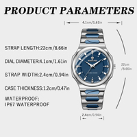BINBOND 2026 Nuevo Modelo Relojes de Cuarzo de Lujo para Hombre, Luminosos, Duraderos, Precisos, Únicos e Impermeables