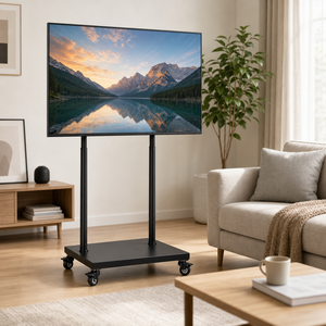 27-43 Inch TV Support <strong>Bracket</strong> LCD TV Mobile TV Cart Stand Monitor Floor Stand Factory Custom - Product Image 5