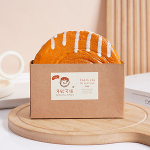 ขนมปังวงแหวนไม้ไผ่จำลอง PU สำหรับตกแต่งร้านขนมเค้ก ของหวาน ขนมปังจำลอง วงแหวนไม้ไผ่ ครัวซองต์ - Product Image 2
