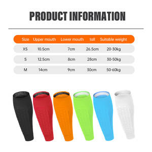 Baseball boxe Kickboxing <span class=keywords><strong>Shin</strong></span> Splint Support Football Protège-tibias Coussinets de compression avec coussinets en nid d'abeille pour enfants et jeunes - Product Image 6