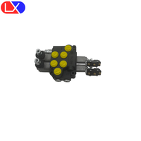 Vanne hydraulique Lixin ZT12 à double micro-interrupteur, débit de 45 L par minute, commande de précision, collecteur compact pour direction et levage de chariot élévateur