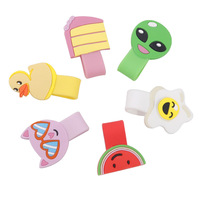 Organisateur de câbles créatif et mignon en PVC souple avec bouton-pression, support de rangement pour écouteurs et câbles, modèle chinois