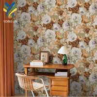 Papier peint mural personnalisé - Revêtements muraux - Toile à motifs floraux - Amovible - Autocollant - Papier peint mural 3D à coller et à décoller