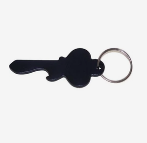 Décapsuleur porte-clés personnalisé en forme de clé, en métal, cadeaux promotionnels pour événements d'entreprise, souvenirs avec logo - Product Image 2