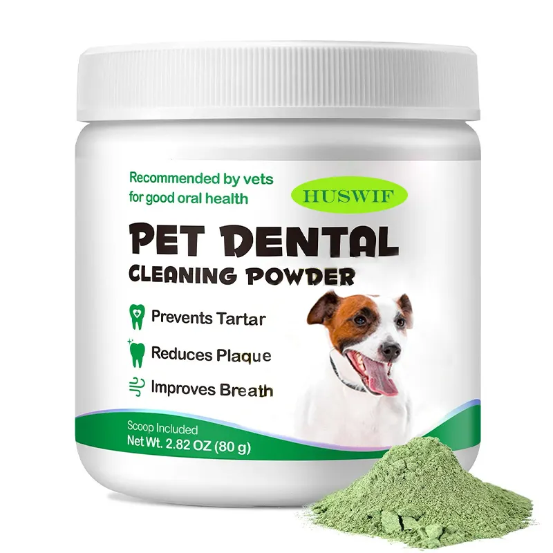 Wholesale Oral Health Supplement Natural Dog Teeth Whitener Plaque Removing Dog Tooth Pet Dental Cleaning Powder For Dog