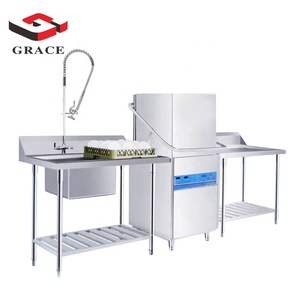 Lavavajillas Comercial de Acero Inoxidable 304 Tipo Campana Automático en Venta - Product Image 2