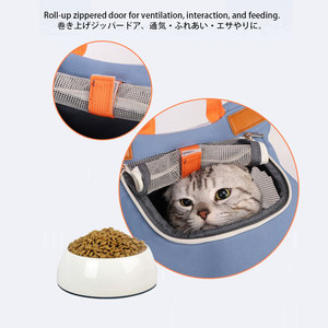 Mochila Fuliya Personalizada <span class=keywords><strong>de</strong></span> Gran Capacidad, Transpirable, para Perros y Gatos Pequeños, para Viajes, Caminatas y Paseos al Aire Libre, Transportadora Portátil para Mascotas - Product Image 3