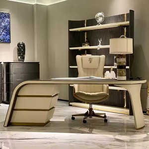 Muebles de Oficina Modernos de Alta Gama, Escritorio de Computadora para Oficina, Estilo Postmoderno Simple - Product Image 3