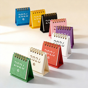 Factory Direct <strong>Sale</strong> <strong>2023</strong> Printed Custom Monthly Desk <strong>Calendar</strong> with Sticky Note Set and Clock OEM Art Paper - Product Image 3