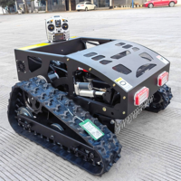 Mesin pemotong rumput Robot Remote Control pelacak karet pertanian mesin pemotong rumput Harga Murah gratis pengiriman