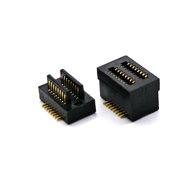 2*8 Pins Board to Board Connector with 0.5mm Pitch Male and Female Terminal Electric Copper Contact for PCB Application