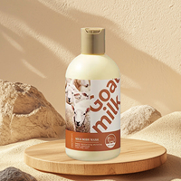 Gel Douche au Lait de Chèvre Naturel Nettoyant en Profondeur Hydratant Rafraîchissant Éclaircissant Nourrissant Parfumé Moussant Lavant Corporel Bio aux Herbes