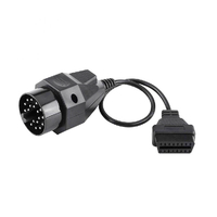 Adaptador de conector OBD II/2 de 16 a 20 pines, 16 Pines, OBD2 hembra a OBD1, Cable de enchufe de diagnóstico de conversión de 20 pines para BMW
