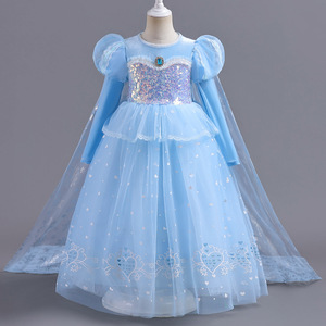 Nuevo <span class=keywords><strong>Vestido</strong></span> de Princesa Aisha de <span class=keywords><strong>Frozen</strong></span>, Estilo Aisha, Manga Corta, para Niña, <span class=keywords><strong>Vestido</strong></span> de Cumpleaños de <span class=keywords><strong>Anna</strong></span>, <span class=keywords><strong>Vestido</strong></span> para Actuación - Product Image 2