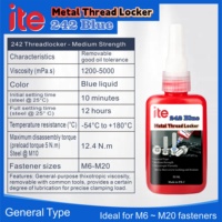 Lem perekat ITE 242 1.69 Fluid Ounces untuk permukaan logam