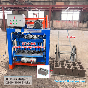 <strong>Best</strong> Quality QTJ4-30 Simple Concrete Brick Forming <strong>Machine</strong> Portable <strong>Hollow</strong> Paver <strong>Block</strong> <strong>Machine</strong> - Product Image 6