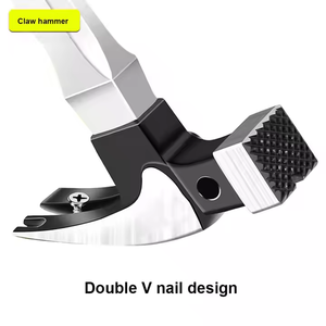 Martillo de cabeza cuadrada recubierto de plástico, personalizable OEM, con mango de fibra de vidrio y superficie texturizada, para bricolaje, martillo de succión y uso por maquinistas - Product Image 4