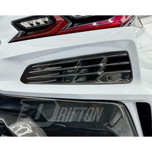 Rejillas de Ventilación Traseras de Fibra de Carbono Real DRIFTON para Chevrolet Corvette C8 Z06 Z07 y E-Ray 2020-2026 - Product Image 3
