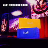 Enceinte Portable Sans Fil Bluetooth 40W Super Boombox 3 Pro LED Étache Colonne Audio Extérieur Grand Lecteur de Musique avec Batterie