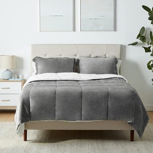Ensemble de couette d'hiver super doux de haute qualité ensemble de couette de <span class=keywords><strong>lit</strong></span> épais double face en polaire - Product Image 3